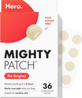 Mighty Patch Hero Cosmetics Original Nighttime Acne Pimple Patches, 36 Ct