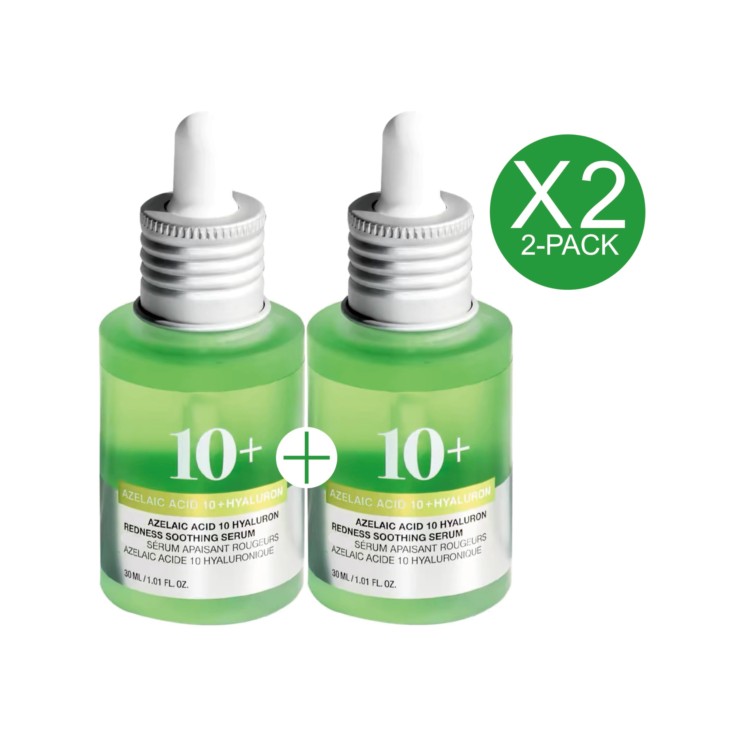 Anua Azelaic Acid 10 Hyaluron Redness Soothing Serum, 1.01 fl oz | Facial Serum for Blemish-Prone & Oily-Prone Skin, Lightweight & Hydrating Blemish Care, Hyaluronic Acid, Korean Skincare